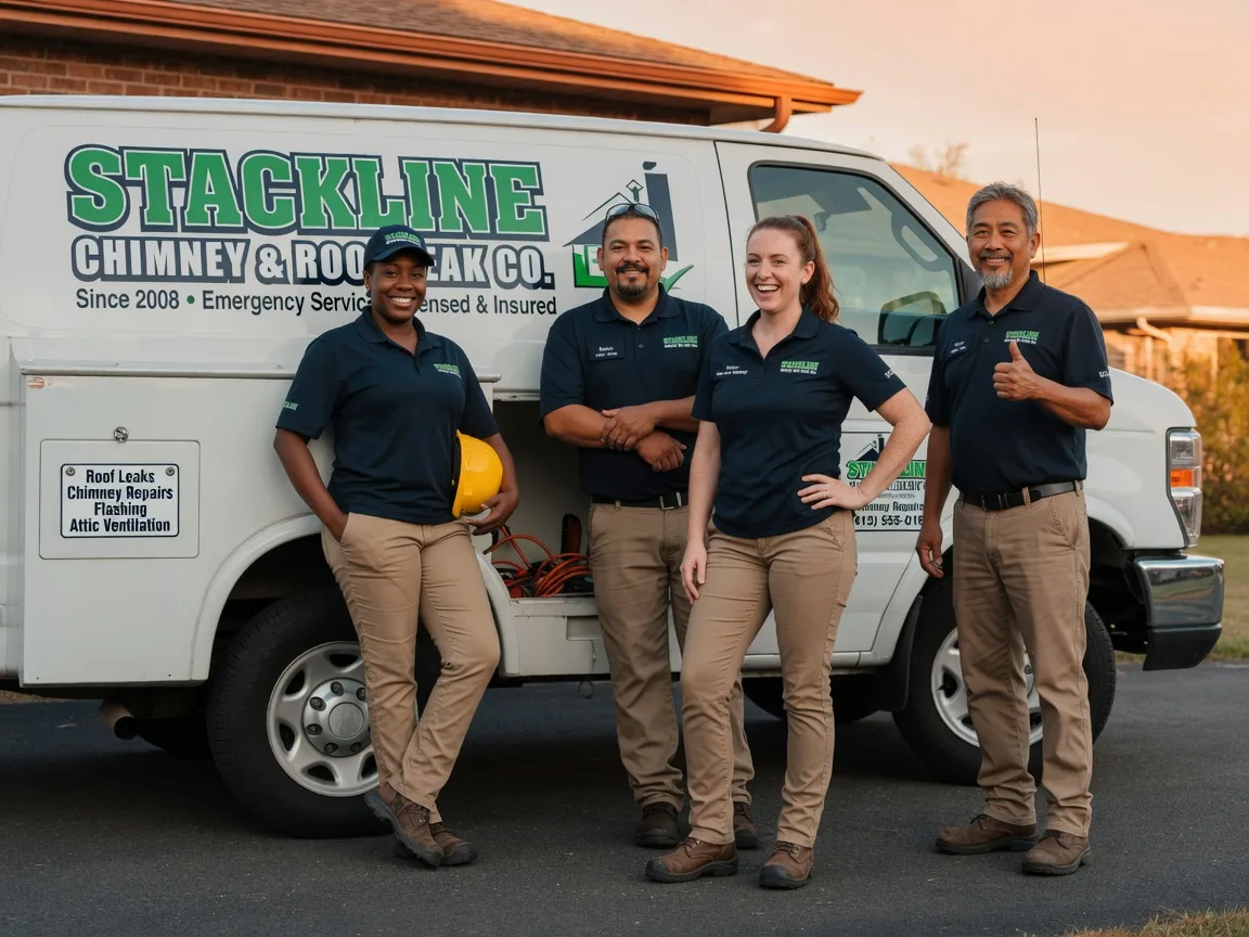 Chimney flashing repair company in Roseland, VA